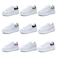 Fashion Heren Designer Woman Casual Shoes Sport Shoe Leather Lower-Up Platform Sneakers White Black Heren Ladies Luxe Velvet Suede Dress Shoes 35-45 met Logo