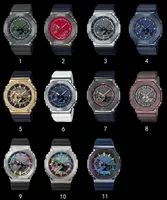 2022 Nowe zegarki męskie LED Digital Watch World Time Time 2100 Serie