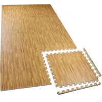 Teppiche 16pcs 30 30 cm Holz Getreide Puzzle Matte Schaum Spielmatten weiche DIY-Spielzeugboden mit rutschem DIY-Boden reduzieren Rauschspiele Rugcarpets