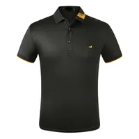 2022 Sommerdesigner T-Shirt Sommer Europa Paris Polos American Fashion Mens T-Shirts 100% Baumwoll-Revers Short Sleeve Casual T-Shir