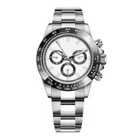 Роскошные моды стиль мужские часы автоматические механические полноценные из нержавеющей стали скользящие зажима спортивные наручные часы для мужчин водонепроницаемые продажи классический Orologio di lusso