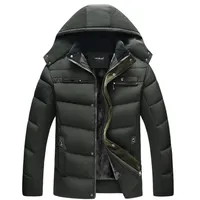 New Mens Down Jacket Winter Coat Hooded Jackets Men Outdoor Fashion Casual Hooded Thicken Cheap Down Jackets XL-4XL290J