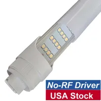 R17D FA8 8FT LED Tube Light Bulb 144W 14400LM 45W 4500LM Double Side V Shape Integrated 8 Foot LED Fixtures T8 Shop Lighting