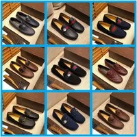 AA Designer Luxury Loafers Men Shoes Top Solid Color Fashion All-Match Business Party Daily Classic Simple Woven Pattern Dress Shoes 11