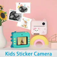 كاميرا الأطفال Camcorders مع طباعة WiFi 2.4 بوصة شاشة الشاشة هدية للألعاب QJY99
