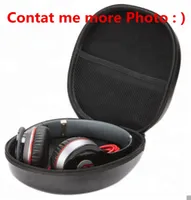 For Beats Studio wireless Headphone Accessories Water resistant EVA Portable Headphone Case Oval Pouch Foldable Headset Carrying Storage Box