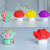Hidget Toys Sensory 3D грибная щепотка против стресса мяч о пользу толчок пузырьки силиконовые декомпрессии шарики для детей сюрприз фигур игрушка 92 * 84 мм 45