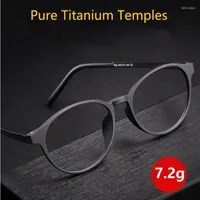 Fashion Sunglasses Frames Ultralight Titanium Glasses Frame Men TR90 Women Myopia Hyperopia Reading Round Middle Prescription Belo22