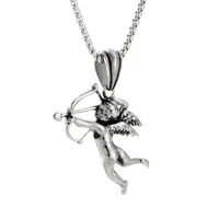 Pendant Necklaces Cupid Necklace God Of Love Stainless Steel For Men And Women Couples Cupido Amor Roman Mythology JewelryPendant