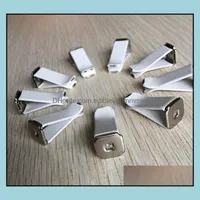 Other Home Garden White Black Square Head Car Vent Clips Air Freshener Outlet Per Conditioner Clip D Dhtqk