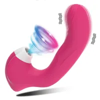 Massager Vibrator Sexy Toys Penis Cock 3 in 1 Clitoral Vagina Sucking Licking Female g Spot Vibrating Clitoris Stimulator Sex for Couples Adult 18 Women