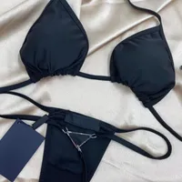 Seksi Tanga Mayo Tasarımcı Bikini Set Wimwear Bayan Yüzme Beachwear Bölünmüş İki Adet Özellikle Basit Kesim Mayo Mayolar Bikini Bathing Kız