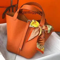 designer Handbag Herme Bags Picotin Lock Picotins Lock Women's Capacity Bucket Hand Single Shoulder Messenger Bag258E