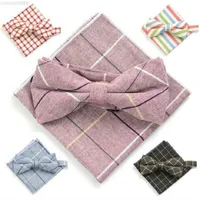 Formalny zestaw dziobowy styl brytyjski bownot chusteczka bawełniana kieszonkowa krawat kieszonkowy męski ślub drs garnitur Busins ​​ręcznik