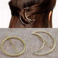 Elegant Women Korean Simple Designminimalist Dainty Gold Silver Hollow Triangle Geometric Metal Hairpin Hair Clip 20pcs Christmas 284t