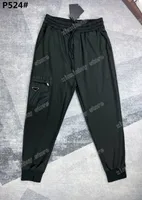 22SS MENS 여성 디자이너 바지 빨간 고무 스트립 라벨 나일론 포켓 밀란 팬트 남자 웨빙 바지 검은 흰색 XinxINBUY S-XL