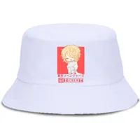 Berets Bucket Hats For Men Kawaii Tokyo Revengers Mikey Anime Manga Casual Sunscreen Women Foldable Fashion Summer Unisex CapBerets