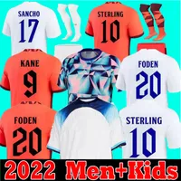 Angleterre Foden Soccer Jerseys 2022 Kane Sterling Grealish Rashford Mount Lingard Sancho 22 23 National Football Shirt Men Kids Kit Uniform Englands