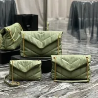 Top Quity 5a Puffer Kadın Hobo Çantalar Lambskin Altın Zincir Bayanlar Yumuşak Omuz Messenger Alışveriş Çantası Lüks Tasarımcı Siyah Kız Çanta Çanta Cüzdanları