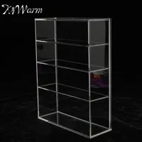 Decor KiWarm High Gloss Acrylic Display Box Show Case Sliding Door for Mini Perfume Bottle Jewelry Crafts Home Shop Factory 241y