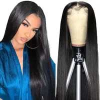 Lace Wigs HD Transparent 13x4 13x6 Front Human Hair Pre Plucked Brazilian Straight Frontal Wig 4x4 5x5 Closure