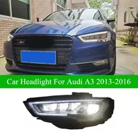 LED Dynamic Turn Signal Light Assembly for Audi A3 2013-2016 S3 Headlight Car Drl High Beam Projector Lax Auto Lamp