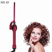 Professionell 9mm Curling Iron Hair Lockenbirnenblume Blumenstab Roller Waver LCD Display Beauty Styling Tools 220727
