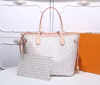 Bolsa de compras de luxo de designer 2pcs / conjunto de bolsas femininas com carteira de alta qualidade de couro de moda nova bolsas femininas 40995