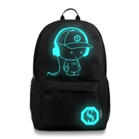 Nightlight rackpack Schoolbags Большой емкость рюкзак рюкзак мужской рюкзак рюкзак для женщин на плечах колледж студенты школьные сумки254d