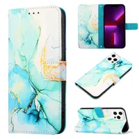 Marbled Magnetic Flip Leather Cases For For Iphone 14 13 12 11 Pro Xs Max Multifunctional Card Holder Wallet Stand Phone Cover Shockproof Anti Drop