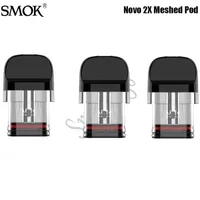 Smok Novo 2x 교체 포드 카트리지 메시 0.9ohm 2ml 3pcs/pack novo 2/novo 3/novo 2s 키트 전자 담배 기화기 정통