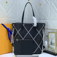 2022 Designer Luxus -Einkaufstasche 2pcs / Set Frauenhandtasche mit Brieftasche hochwertige Ledermode neue Taschen Frauen H262J