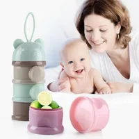 Other Home & Garden 3Layer Bear Style Portable Baby Food Storag Box Multiple Openings Cereal Cartoon Infant Milk Powder Box Toddle Snack Container