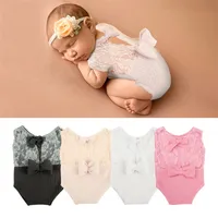 Baby Romper Deep V Backless Photo Photo Photo Props