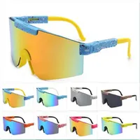 2022 Sport originale Google TR90 Occhiali da sole polarizzati per uomini Donne Eyewear antivento esterno 100% UV Obiettivo a specchio UV 265C265C265C