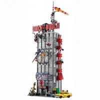 3772 PCS The Daily Bugle Building Classic Difficulty Building Blocks Compatible 76178 Gifts For Children No original box2474