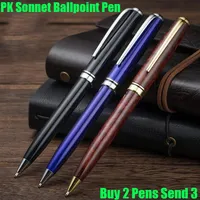 Ballpoint Pens Brand Brand Sonnet Pen Full Metal Business Writing School School Buy 2 Отправить подарок300F
