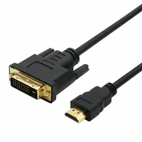 Computer Cables & Connectors - To DVI 24 1 Pin Adapter Gold Plated Male DVI-D Cable For HDTV DVD Projector PlayStation 4 PS4/3 TV BOXCompute