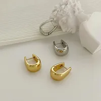Stud u-formade metallörhängen personlighet mode små party smycken rese tillbehör födelsedag nuvarande julklappar