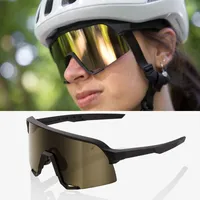 S3 occhiali da sole sport ciclistici per uomini donne 1 bicchiere di lenti in bicicletta UV400 Occhiali da sole unisex Mountain Road Eyewear TR90