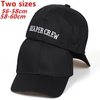 Varumärke svarta hattar söner till Reaper Crew monterade baseball cap kvinnliga män brev broderade hiphop 220513