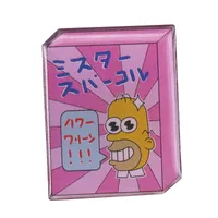 Mr Sparkle Homer giapponese lavaggio del detersivo per lavani per lavani per piatti a pincata con spillo a spillo da cartone animato per cappello per cappello
