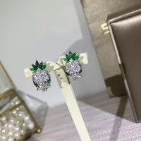 Stud Mode -ontwerper Princess Snake Earingen Persoonlijkheid Volledige diamanten oorbellen Vintage oorbellen Geschenken 2022