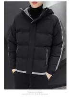 Мужская пуховик на двоине 2021 зима Новый хлопковый пиджак Trend Part Coat Coart Reposithing Tooling Cotton Toothded Jook's