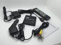 Redamigo HD 1080p Mini Car Media Player para automóvil Centro HDD U Player multimedia con cargador de automóvil IR Extender AV SD/MMC