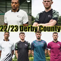 22/23 Rooney Derby County Soccer Jerseys 2022 2023 Lawrence Bogle Waghorn Bielik voetbalshirt Martin Holmes Sibley Home Away Uniforms Top Thailand Quality