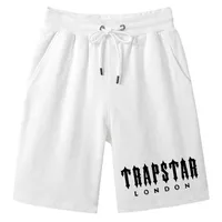Brent Faiyaz Trapstar London Men's/Women's Shorts Cotton Simple Letter Black Printed T-shirt unisex hip Hop Street Casual