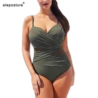 Seksi 1pc Mayo Kadın Mesh Patchwork Bathing Suits Vintage Mayo Yaz Plajı Giyim Simya Takım Plus B boyutu M 4XL 220705