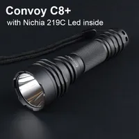 Flashlights Torches LED Convoy C8 Plus With Nichia 219C Lanterna 7135*6 18650 Torch Portable Tactical Flash Light Fishing Bike