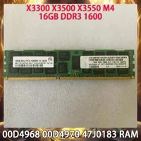 Mémoire de serveur RAMS 00D4968 00D4970 47J0183 pour IBM X3300 X3500 X3550 M4 16 Go DDR3 1600 RAM fonctionne parfaitement à la navire à haute teneur